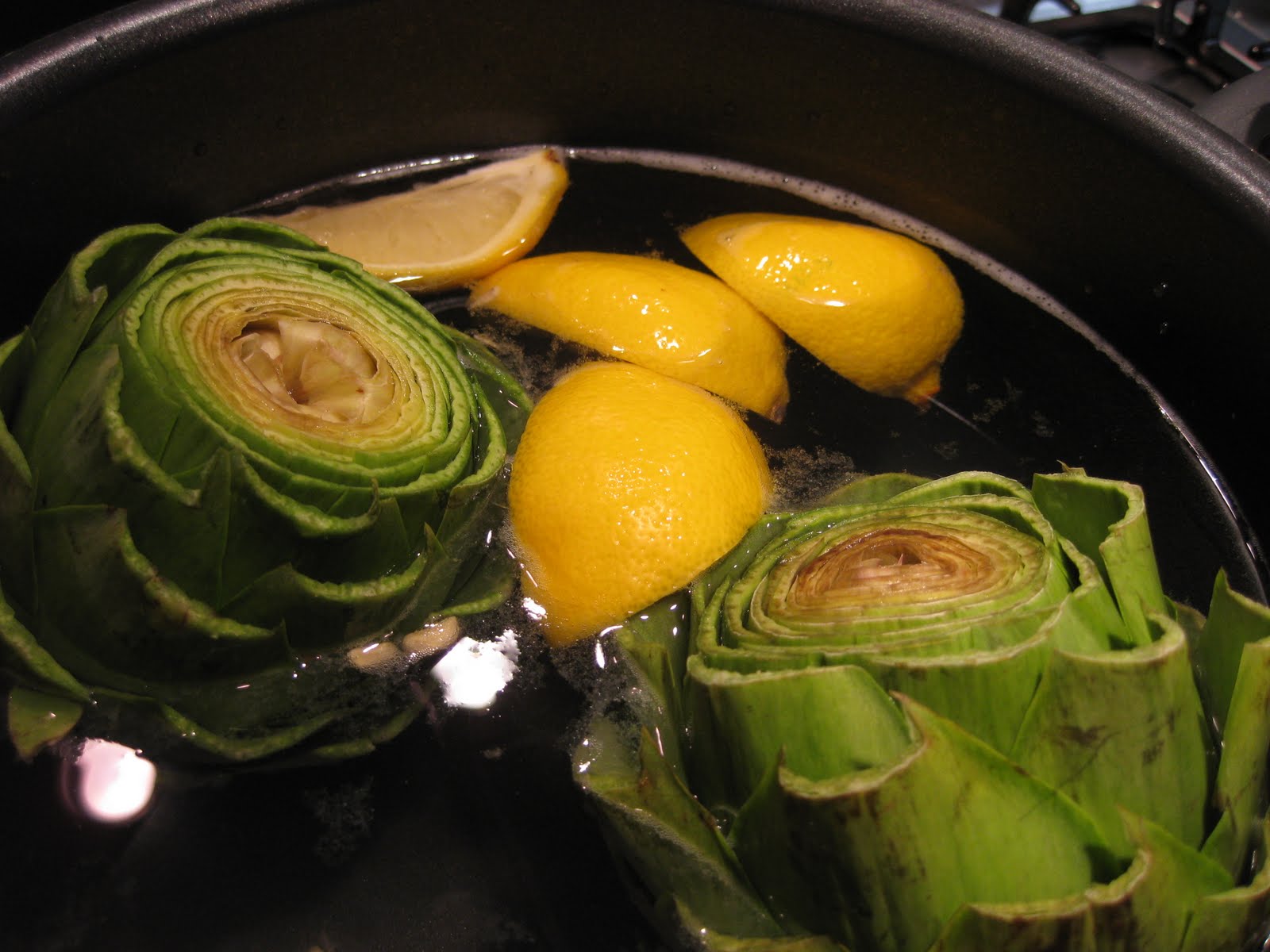 Dinner at Christina's BSI Artichoke (Stuffed Artichoke)