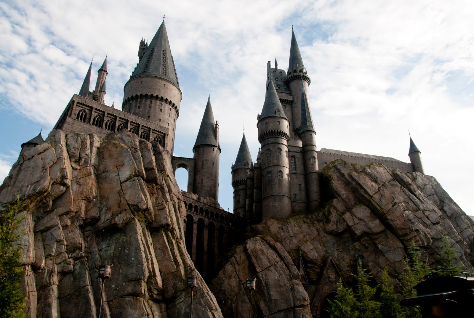 Harry Potter land at Universal....and also where the real filming was