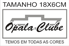 adesivo opala clube R$ 6,00