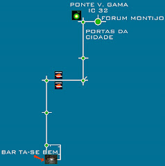 MAPA LOCALIZAÇÃO ENCONTROS NOCTURNOS