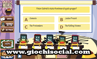 Giochi Facebook quiz musicale