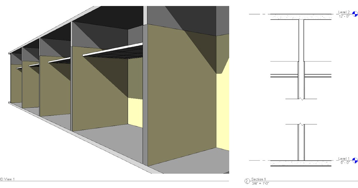 Revit OpEd Stacked Wall Interior Partitions