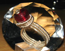 HANDCRAFTED SILVER RING WITH RUBY QUARTZ