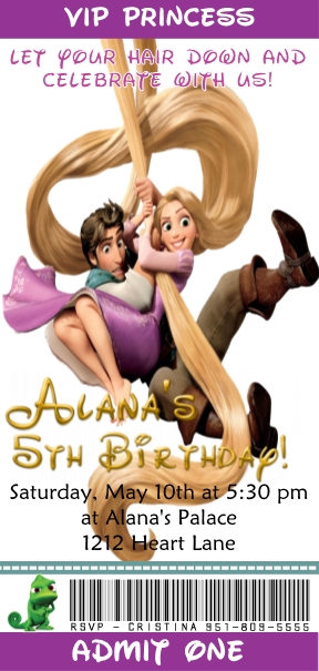 Tangled Invites