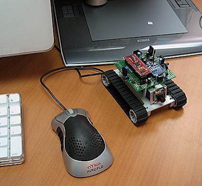 SRV-1 Mobile Surveillance Robot