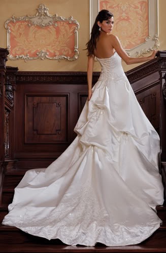 Smart Wedding Ideas: White Modest Wedding Dress with Long Train