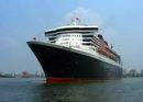 Queen Mary docks at Kochi
