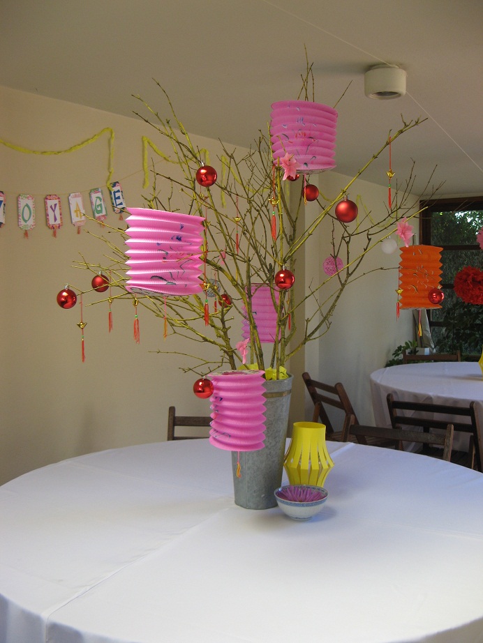 Gingham Cherry Simple farewell party