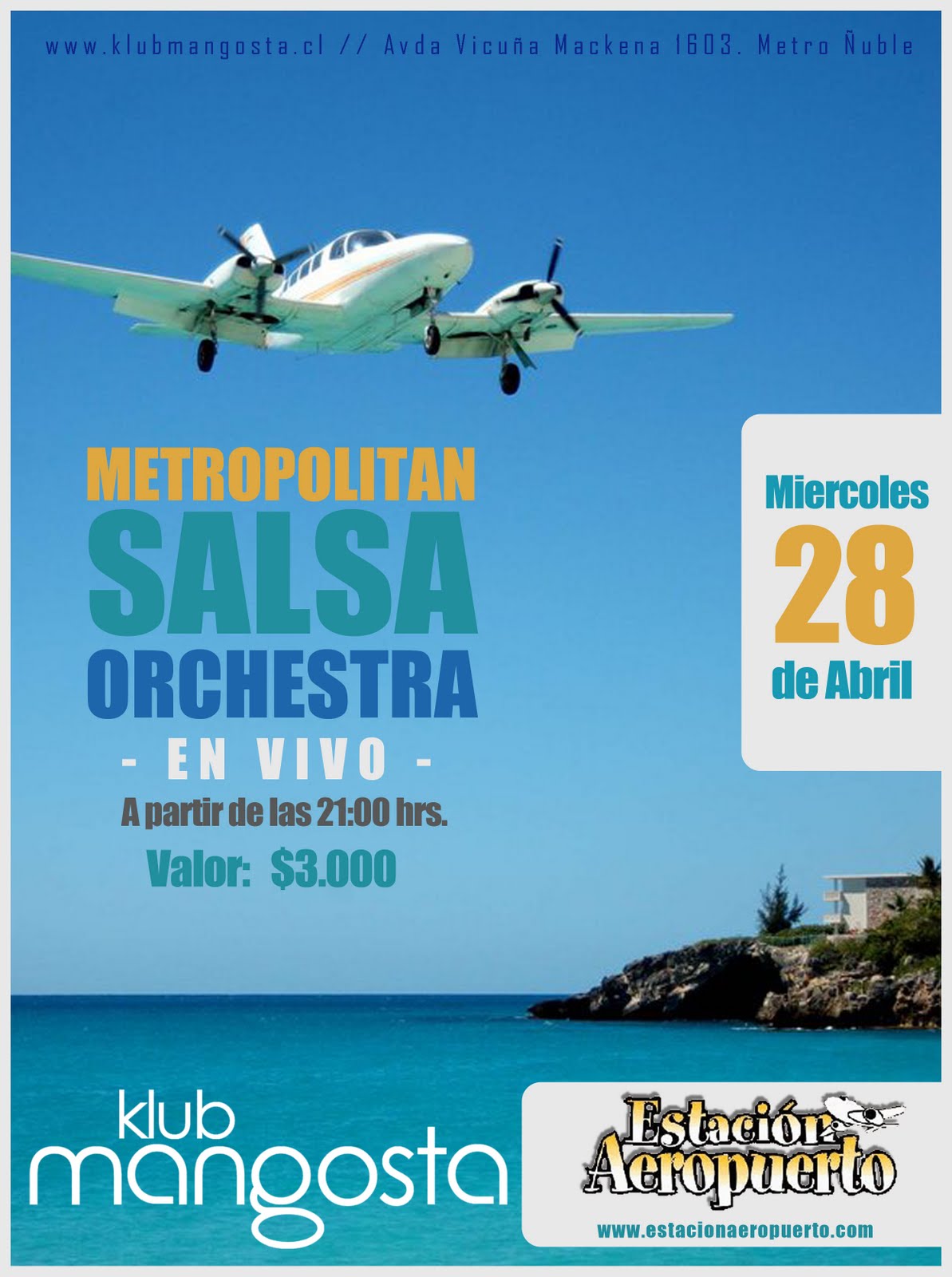 ESTACIÓN AEROPUERTO METROPOLITAN SALSA RINDE HOMENAJE A PIONEROS DE LA