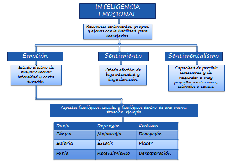 Emociones Y Sentimientos: Mapa conceptual
