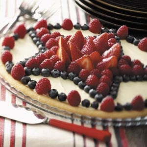 Star Spangled Fruit Tart Recipe
