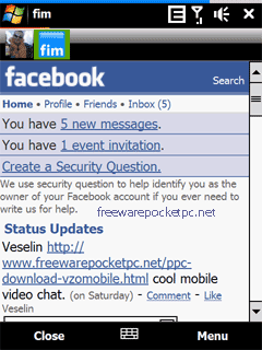 Facebook Chat, Integrated