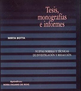 Tesis, monografías e Informes.