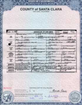 santa clara county birth certificate california get vital california birth certificate template
