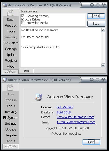 Symantec Autorun Virus Removal Tool