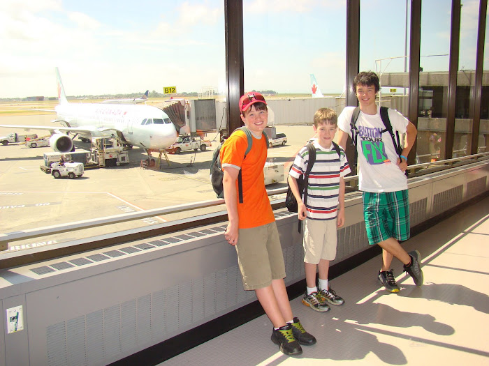 Boys in Vanouver Airport