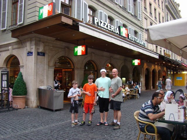 Dinner at Pizza Molino in Geneva
