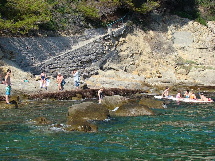 The beach