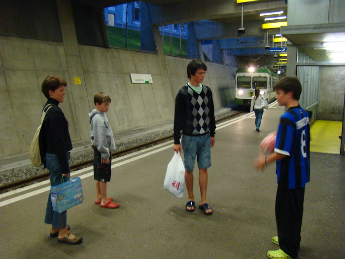 Train station in Lausanne-Flon