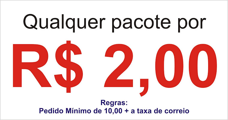 Peça pelo e -mail atendimento@sandraabreu.com.br Pacotes por R$ 2,00