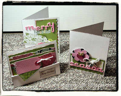 Bluemoon scrapbooking: christmas cards made with non-traditional christmas papers BlueMoon Scrapbooking: Christmas cards made with non-traditional Christmas papers