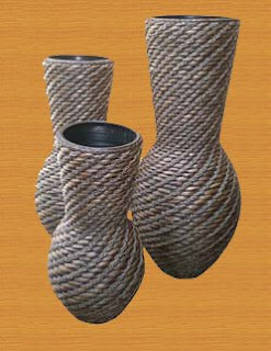 Antique flower vase of Natural Handicraft_002