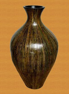 Antique flower vase of Natural Handicraft_001