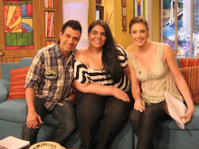 En mi cuarta visita a Portada´s junto a Rafael "Pollo" Brito y Marelisa Gibson Miss Venezuela 2009