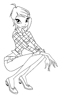 Winx Club Coloring Pages