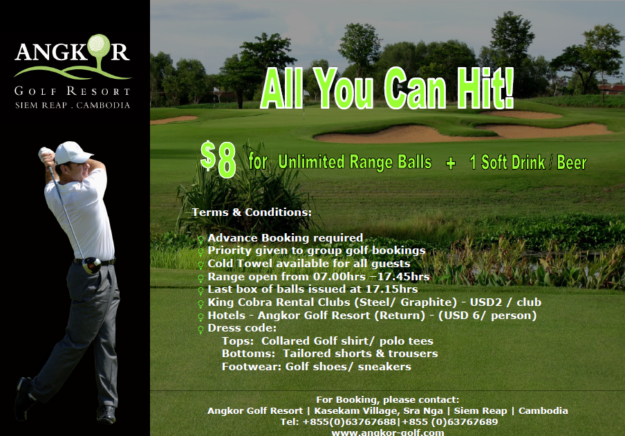 golf shoes at driving range