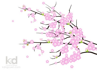 Cherry Blossom Tutorial ~ kd Nguyen