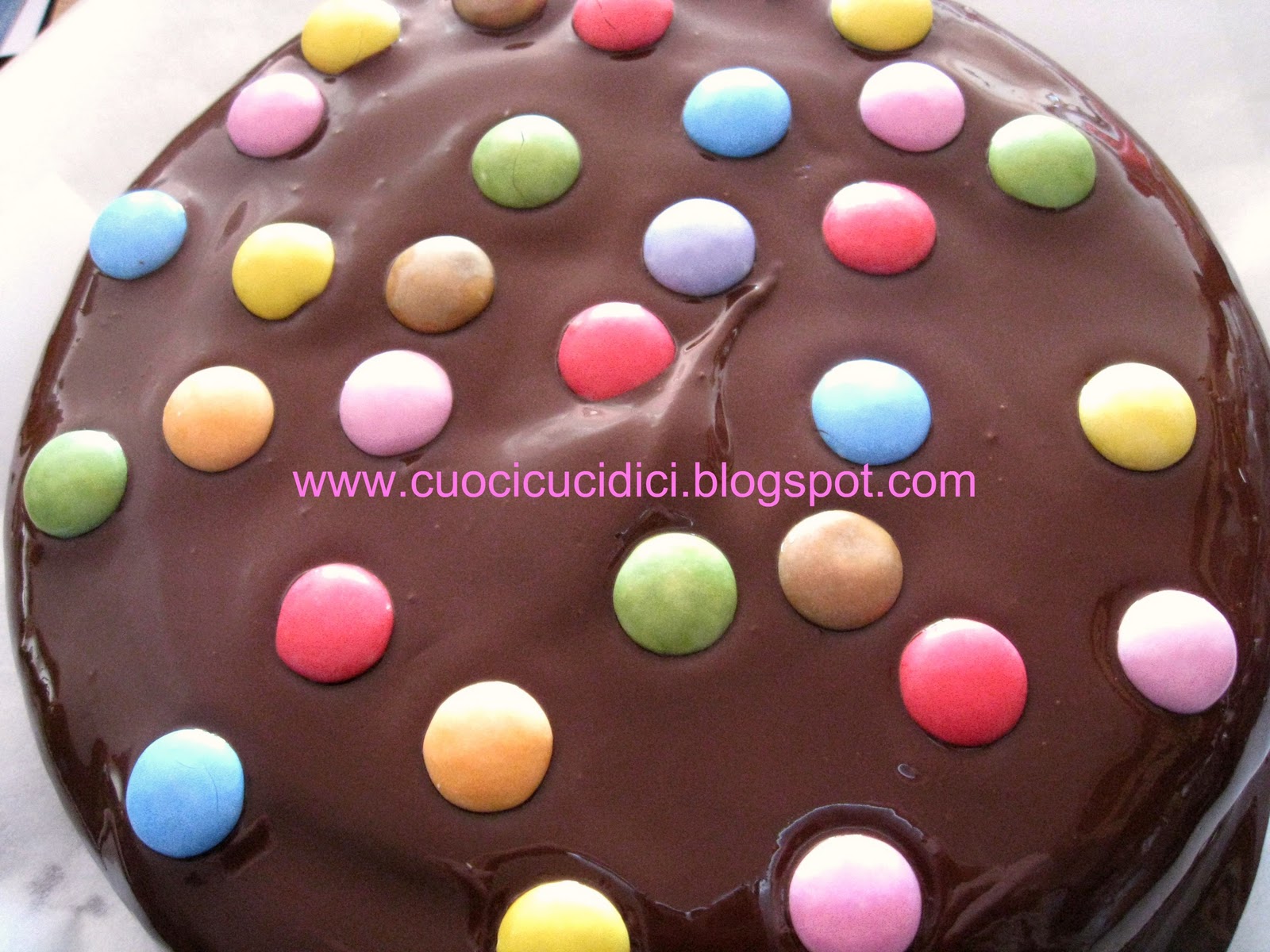 Cuocicucidici Torta Smarties Al Cioccolato Di Alda Muratore Chocolate Smarties Cake By Alda Muratore