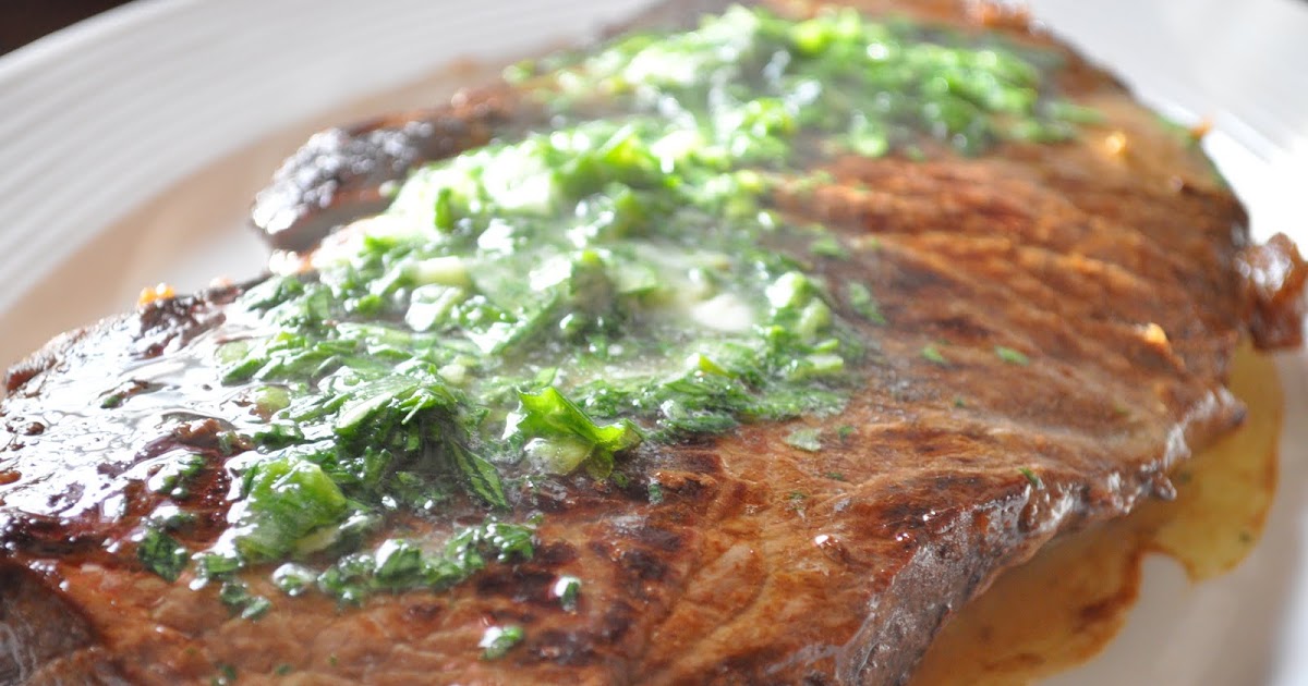 Our Italian Kitchen London Broil with Herb Butter