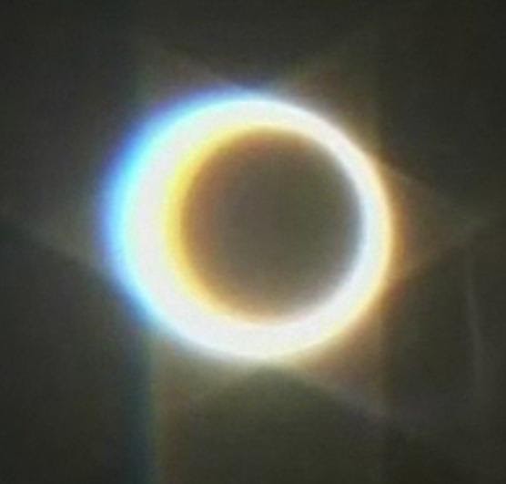 Torah Bytes Solar eclipse Magen David sixpointed star