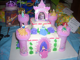 Bolo Castelo das Princesas. O favorito das meninas!!!