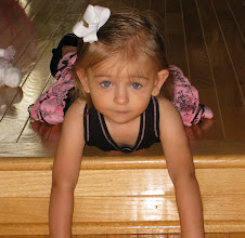 Natalie in her new Pink and Black dress.