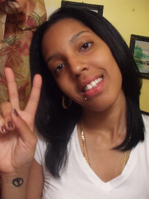 I got a peace sign (cause im all about peace) =]