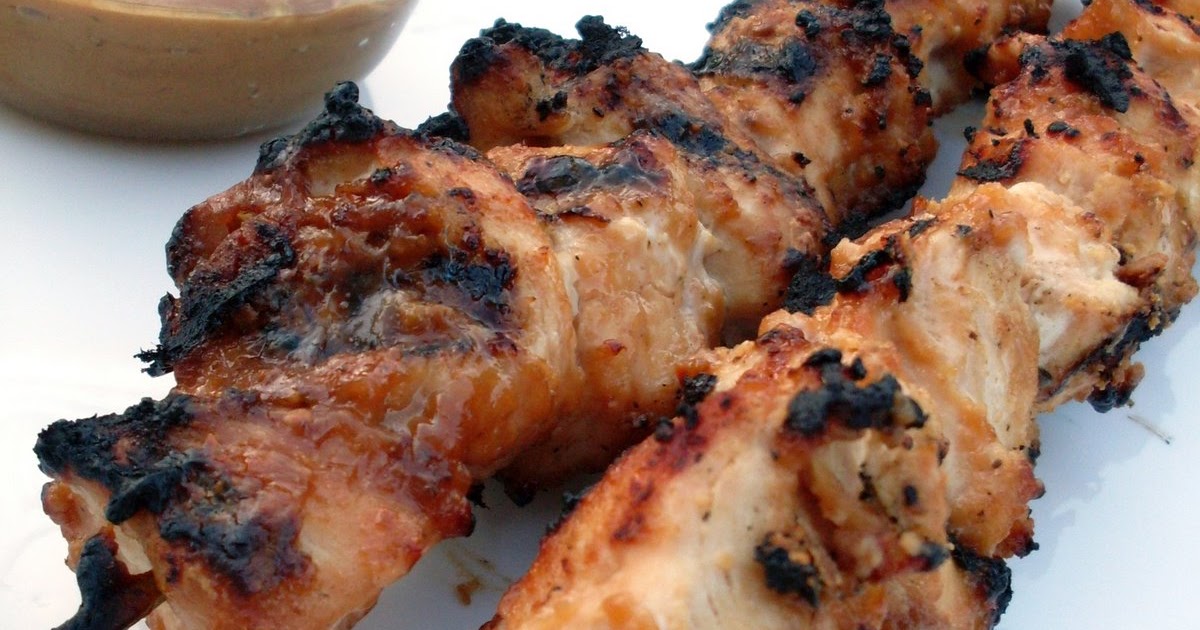 Liesl's Confection Dissection Peanut Butter Chicken Tender Skewers