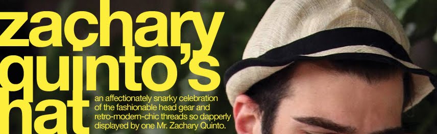 zachary quinto's hat