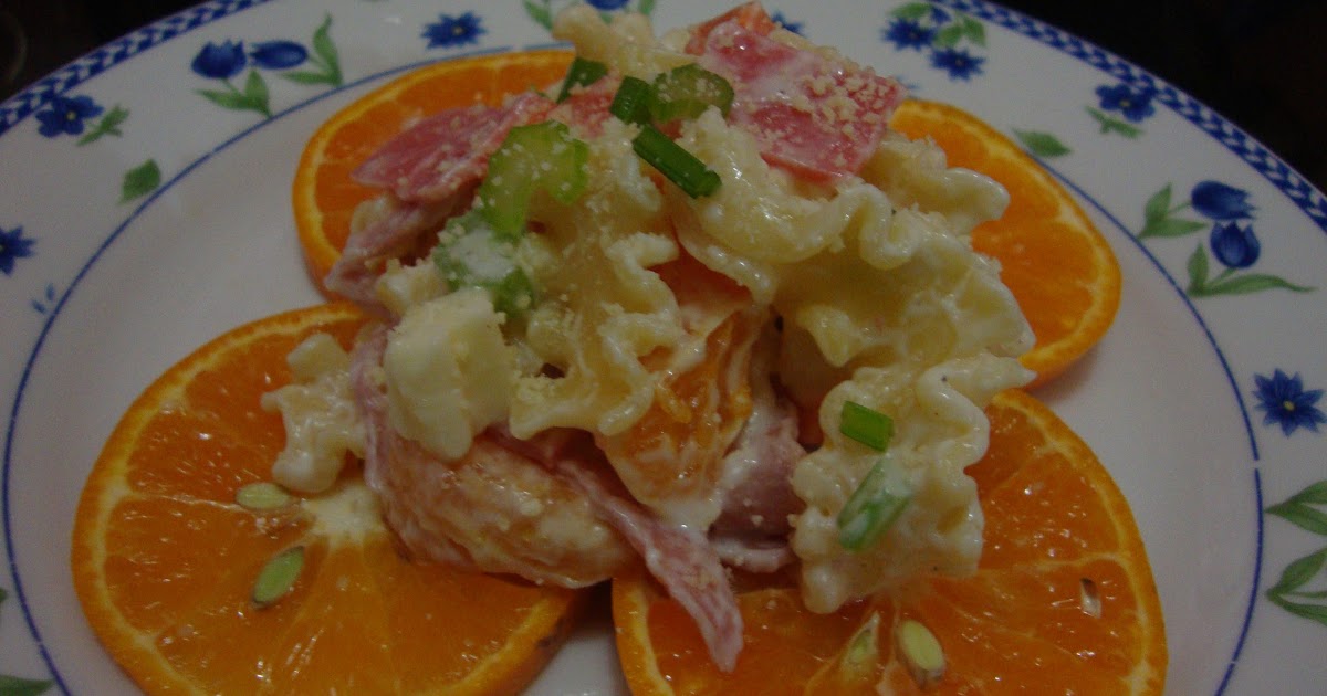 Recipes from my humble kitchen: Orange Pasta Salad