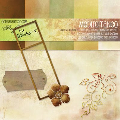 Heather T., Mediterraneo Freebie Digital Kit