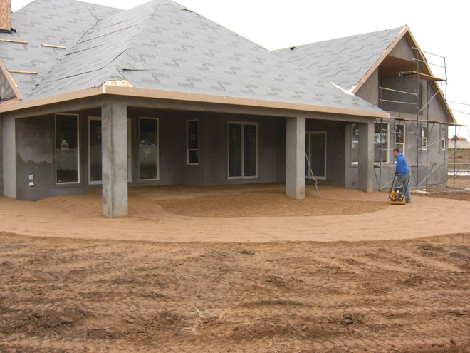 Preping dirt and ground mix for concete