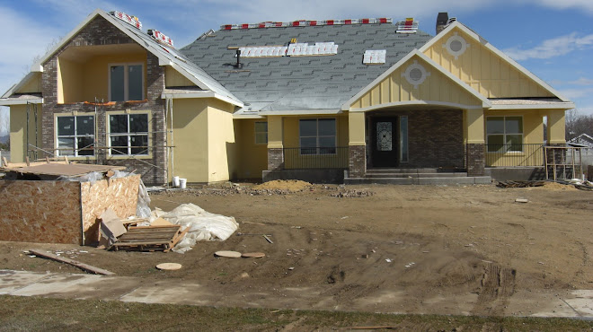 Roofing material on site