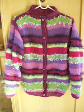 Heklet Mohair jakke