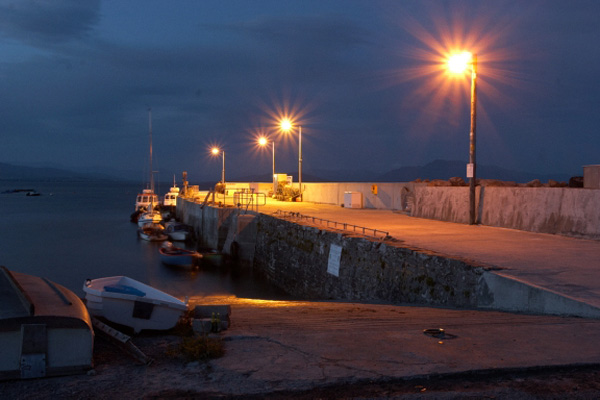 Continuant à rever de ces belles promenades en soiree, ici sur le pier de Knightstown