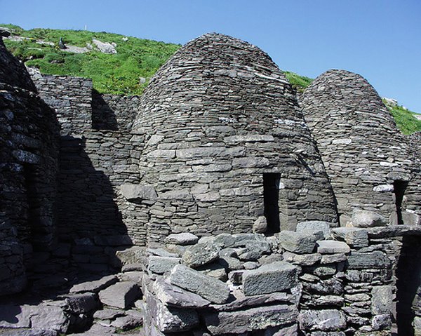 Le site pre-monastic des Skellig Rocks datant 6eme siecle, patrimoine mondial Unesco