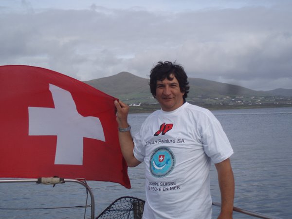 Le vainqueur de ce championnat suisse de boat-angling ici à Knightstown/Valentia Island