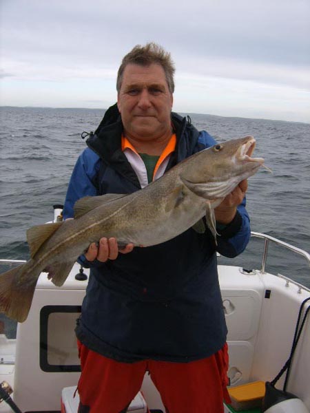 On a trip around Cork: Johnny Griffin with a beautiful cod