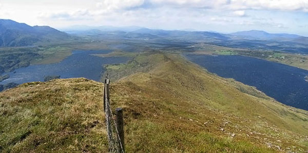 Grand point de vue sur le "Coomcalee Ridge"