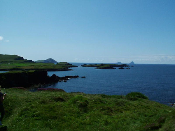 Horse Island, Long Island, Puffin Island an d'Skellig Rocks op een Bleck